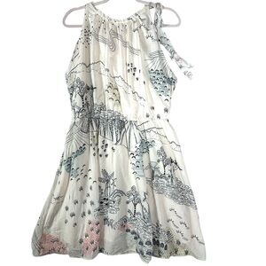 Zow Zow printed one-shoulder dress women’s‎ size 4 —